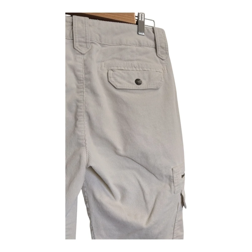 Lauren Ralph Lauren Corduroy Cargo Pants Beige Cream Utility